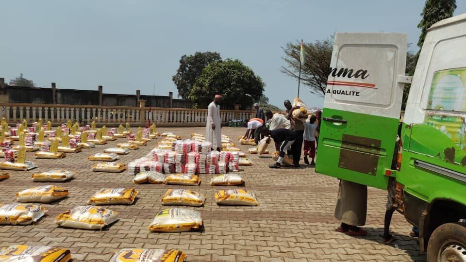 Distribution de denrées — action de terrain